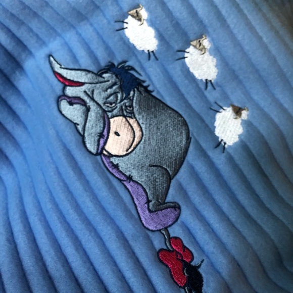 Disney Other - Disney blanket with embroidered Eeyore.